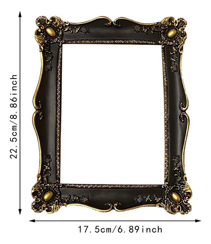 Moldura Retangular Para Fotos, 17,5 Cm X 22,5 Cm