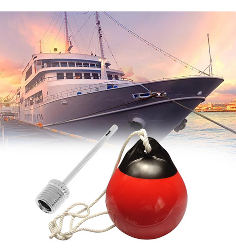 Boya De Ancla Redonda Roja De Bola De Defensa De Barco A25