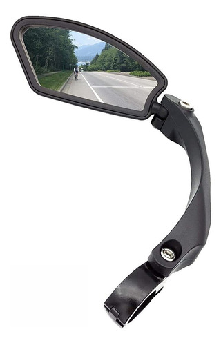 Hafny Stainless Steel Lens Handlebar Bike Mirror, Safe Rear.