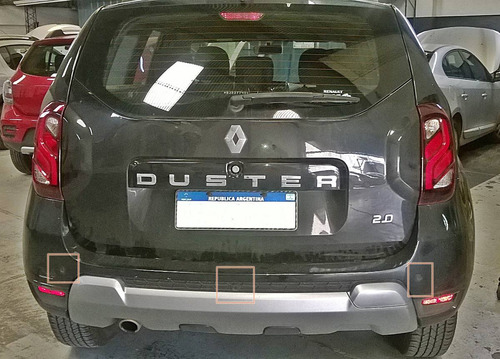 Paragolpe Trasero Duster Con Radar Original