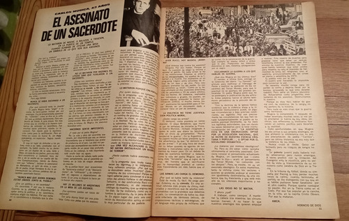 Gente 460 Balbín Muerte Mujica Fidel Pintos 1974 16/5 E (Usado)