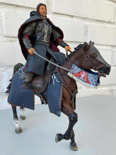 Figura Aragorn Con Caballo El Señor De Los Anillos