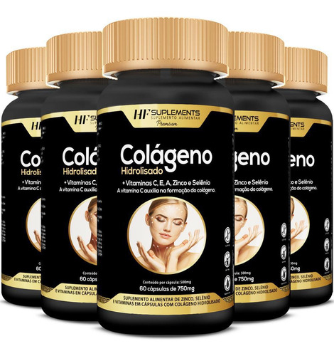 Colágeno + Vitaminas - Estimula E Previne Rugas