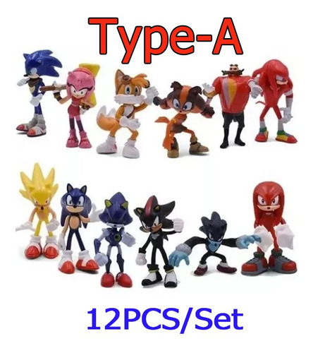Kit De Robotnik Mini Super Sonic Boom Tails 12 Knuckles Am