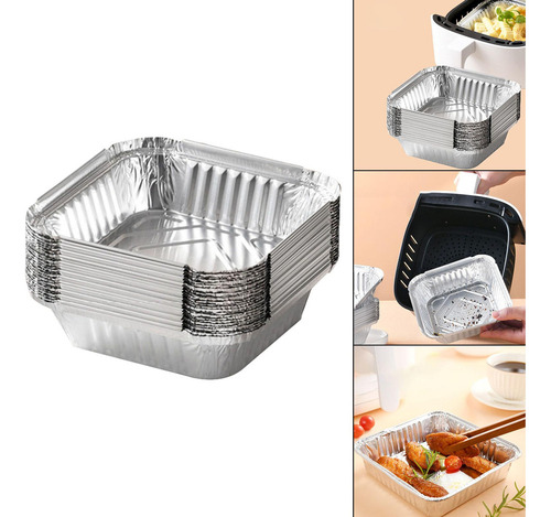 Nuevo Air Fryer Tin Box Air Fryer Liners Recipientes De 16cm