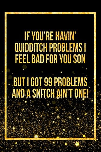 If Youre Havin Quidditch Problems I Feel Bad For You Son, Bu