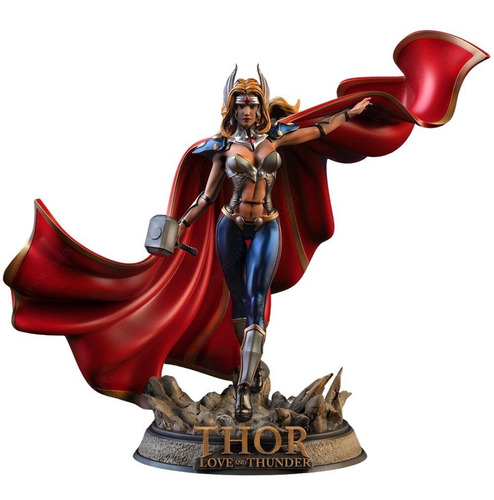 Action Figure Lady Thor Modelado Por Sanix