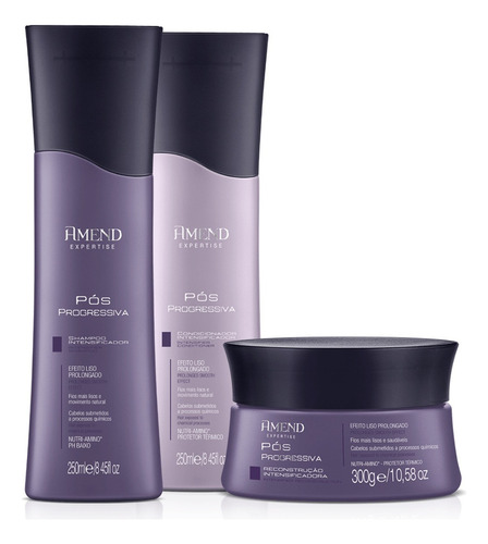 Kit Amend Pós Progressiva Shampoo Condicionador Hair Butter