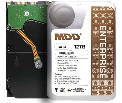 Mdd (mdd12tsata25672e) 12tb 7200 Rpm 256mb Cache Sata 6.0gb/