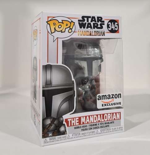 Figura De Acción The Mandalorian 345 Star Wars Amazon Exclus