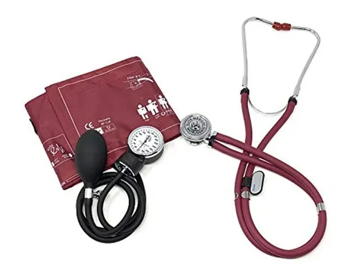 Kit De Presión Arterial Manual (borgoña)