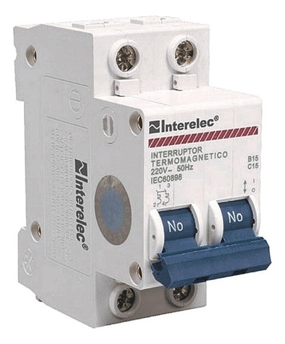 Llave Termomagnetica Interruptor 2x10 Interelec 