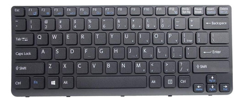 Teclado Sony Sve14 Sve141 Sve1411 Sve14111eg Ingles Us Negro Negro Inglés Us