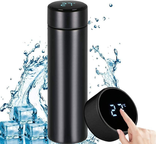 Termo Digital 500ml De Acero Inoxidable