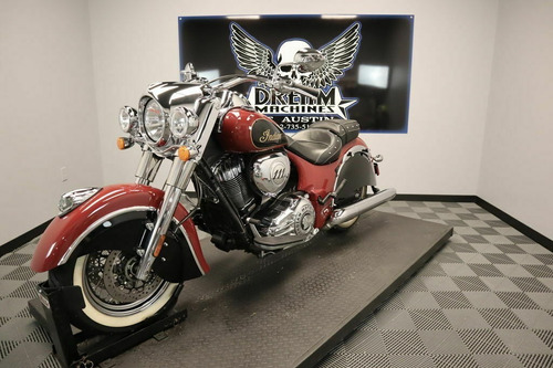 Imagen 5 de 9 de 2015 Indian Motorcycle Chief Classic Indian Redthunder Black