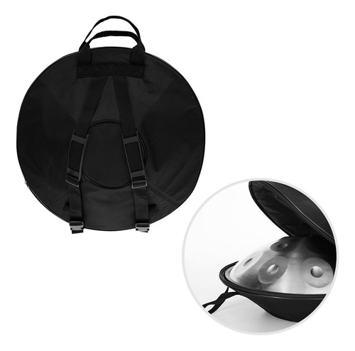 Instrumento Handpan De Aleación De 16 Pulgadas En Ratán Plat
