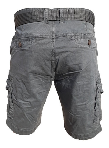 Bermuda Cargo Hombre Moda Bolsillo Algodon La Mejor Quilmes