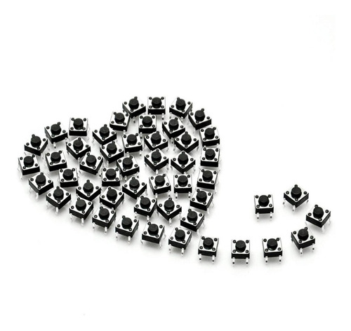 10 X Push Button Boton Pulsador Tact Switch 6x6x7mm Arduino