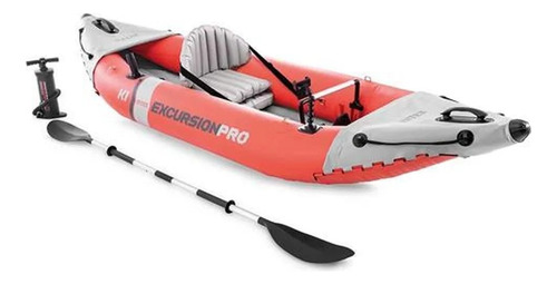 Caiaque Inflável Intex Excursion Pro Com Remo E Bomba