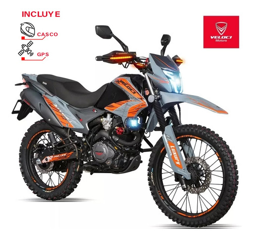 Motocicleta Veloci Defender Dynamik Tech 200cc 2023 Gris