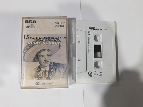 Cassette Jorge Negrete 15 Exitos Inolvidabl Formato Cassette