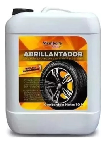 Galon 10 Litros Abrillantador Llantas Plastico Armorol