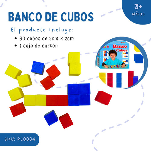 Banco De Cubos Aprender Matemáticas - Material Didáctico