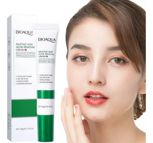 Crema Anti Acne Bioaqua Cicatrices Y Control De Grasa Grasa Día/noche