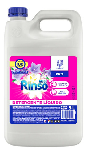 Rinso Detergente Liquido 5 Litros