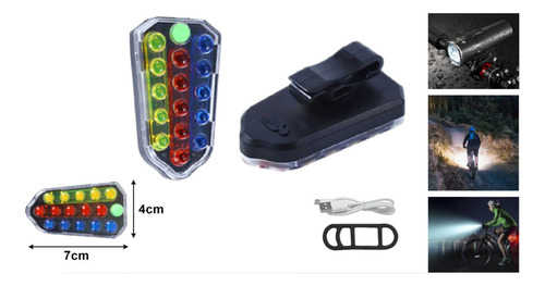 Luz De Advertencia De Seguridad Para Bicicleta