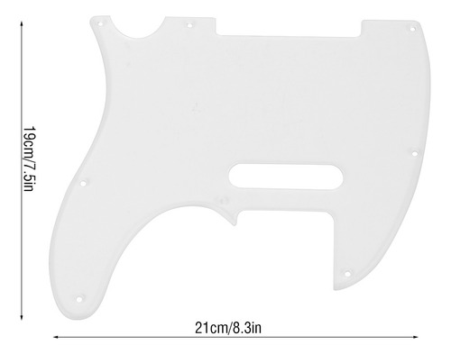 Tornillos Pickguard De Acrílico Transparente De 8 Orificios