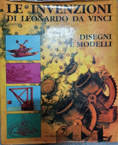 Inventos De Leonardo Da Vinci, En Italiano Ilustrado T. Dura