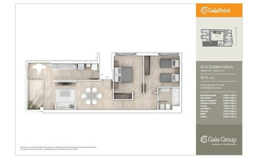 Imagen 14 de 14 de Va306-venta Apto A Estrenar En La Blanqueada 2 Dorm.