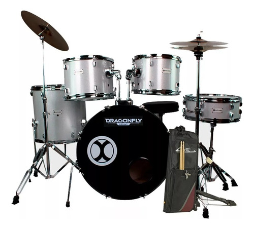 Bateria Extreme Exbt 5 Piezas Varios Colores (tipo Yamaha)