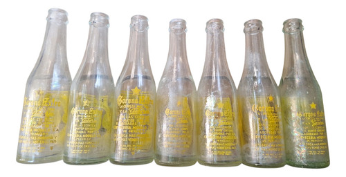 Antigua Botella Cervaza Toluca Y México, Victoria De 1921 (Usado)
