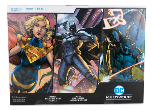 Mcfarlane Figuras 7 Batman, Dr. Fate,supergirl Injustice 2 (Usado)