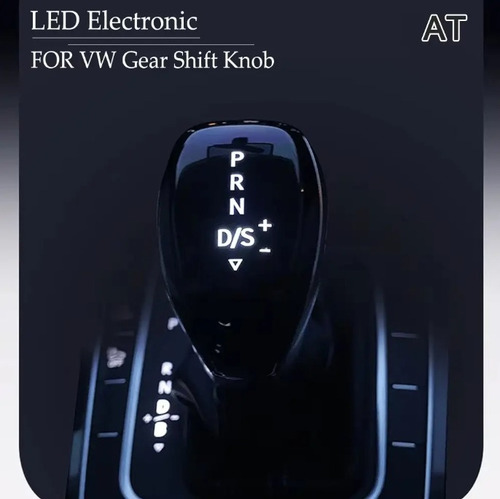 Pomo Led Retroiluminado Para Vw Golf 7, Tiguan Y Passat Negro