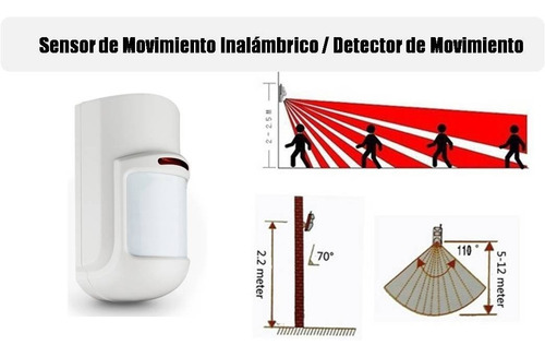 Sensor De Movimiento Inalambrico Infrarojo Pst-ir501