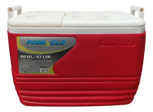 Conservadora Térmica Set X4 De Camping Playa 57/34/11/4.5l Rojo