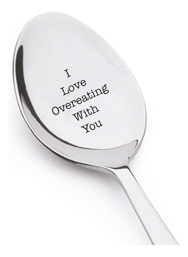 I Love Overeating With You Spoons - Un Regalo Único De Boda 
