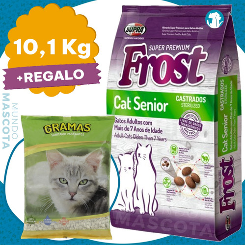 Alimento Gato Frost Cat Senior 10,1 Kg + Regalo + Envío