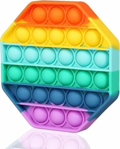 Imagen 3 de 8 de Juguete Antiestrés Pop It Para Niños Silicon Concentración