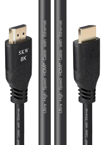 ¿ultra Speed Lento? Cable Hdmi 2.1 Largo, 8 K, 60 Hz, 4 K, 1