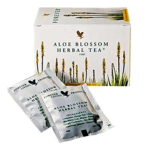 Té Relajante Y Alcalino Aloe Blossom Herbal Tea De Forever 