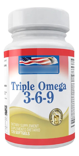 Triple Omega 3 - 6- 9 X 120 Sotfg - Unidad a $90250