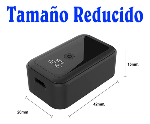 Localizador Mini Micrófono Espía Rastreador Gps Tracker