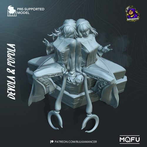 Devola Papola Nier Automata Game 20cm Resina Fidel Figures
