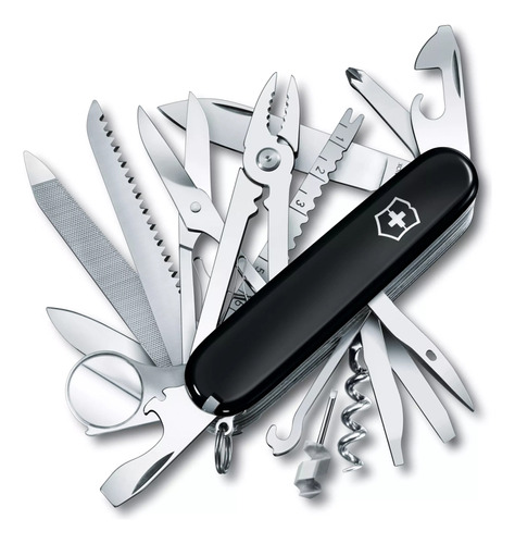 Navaja Victorinox Swiss Champ 33 Funciones +estuche De Cuero