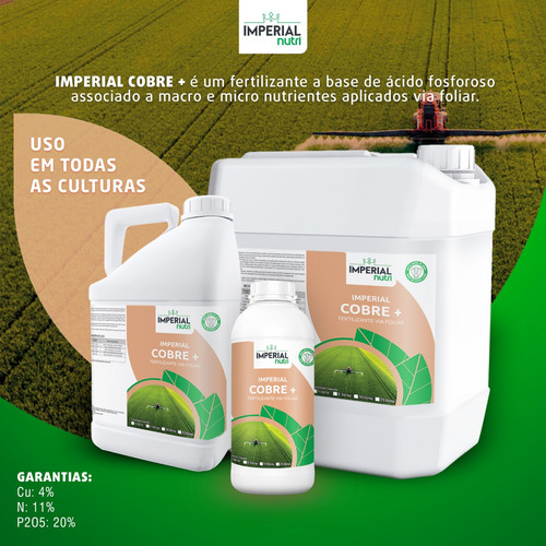 Cobre + Fungicida Para Plantas Concentrado 5 Litros Imperial
