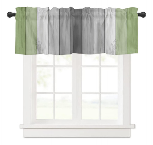 Cenefa Para Cocina Ventana Grano Madera Verde Salvia Gris 1